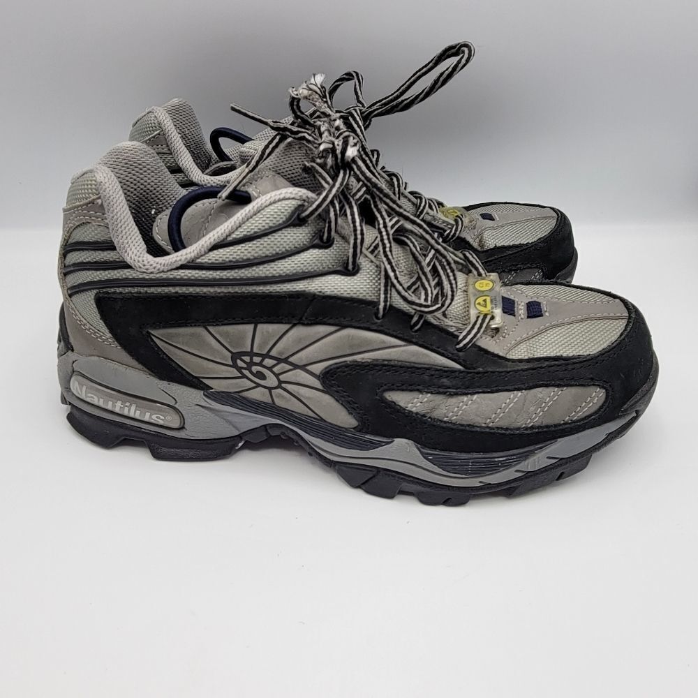 Nautilus Steel Toe ESD Athletic 1360 Grey 8.5 Womens Sneaker